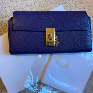Chloe Drew Leather Continental Wallet with Dust Bag & Original Box